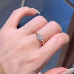 925 Silver Moissanite Ring