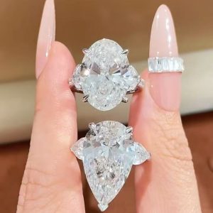 925 Silver Moissanite Ring