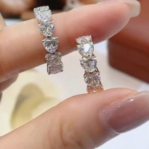 925 Silver Moissanite Ring