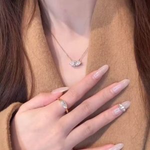 925 Silver Moissanite Necklace