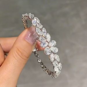 925 Silver Moissanite Bracelet