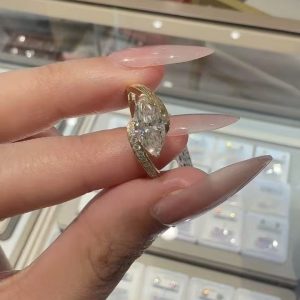 925 silver moissanite Ring