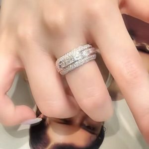 925 Silver Moissanite Ring