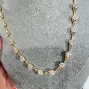 925 Silver Moissanite Necklace