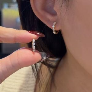 925 Silver Moissanite Earrings