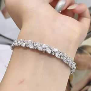 925 Silver Moissanite Bracelet
