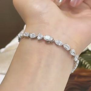 925 Silver Moissanite Bracelet