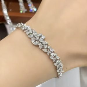 925 Silver Moissanite Bracelet